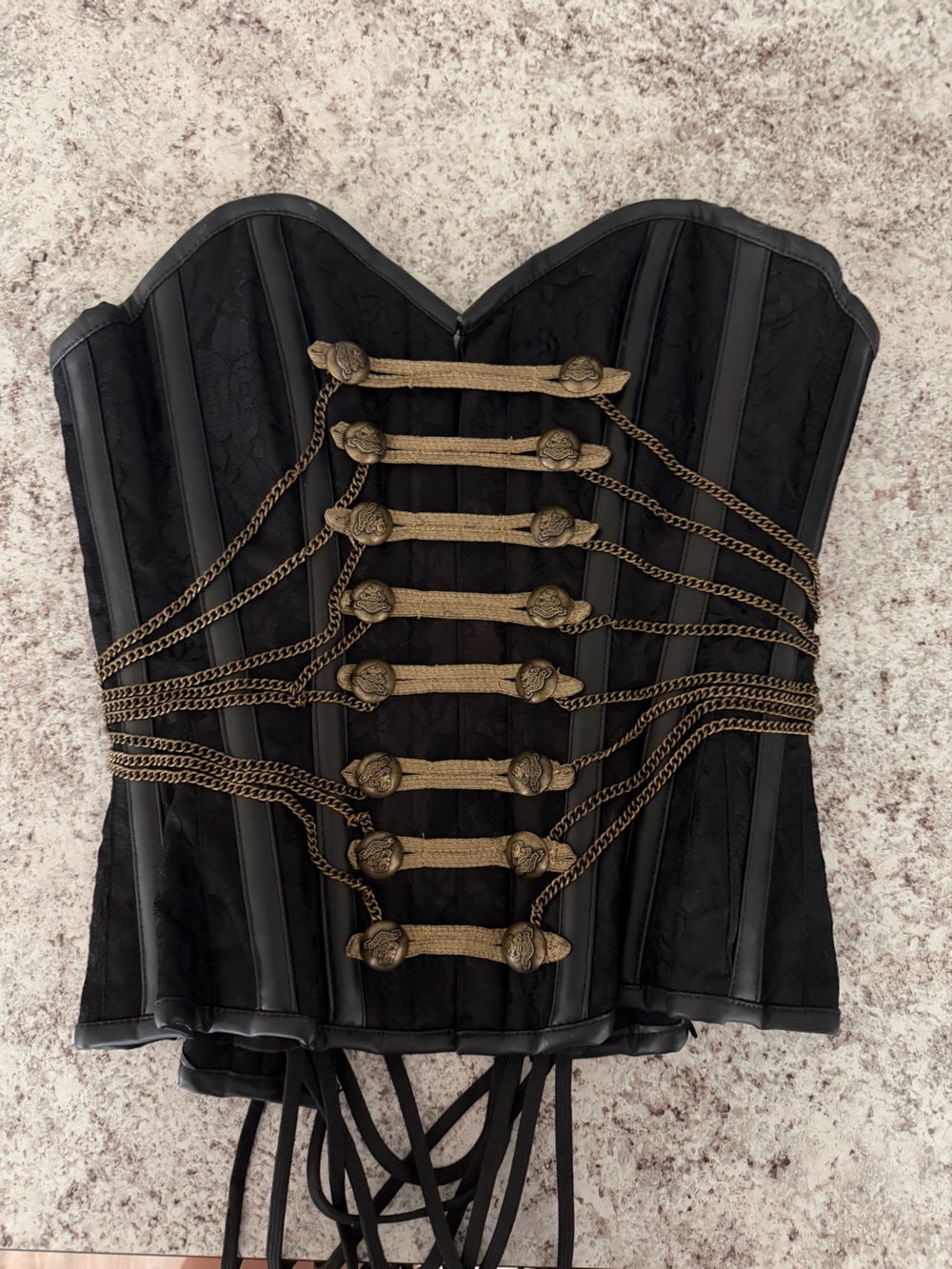 Corset Story Black Steampunk Corset